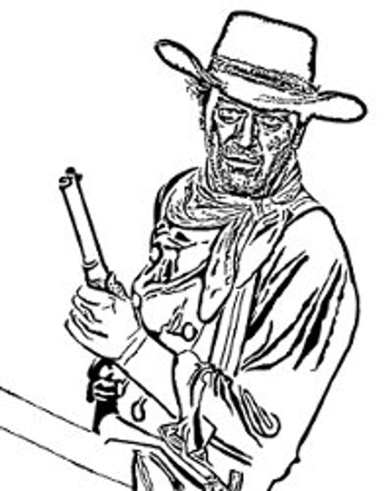 John Wayne Drawing 