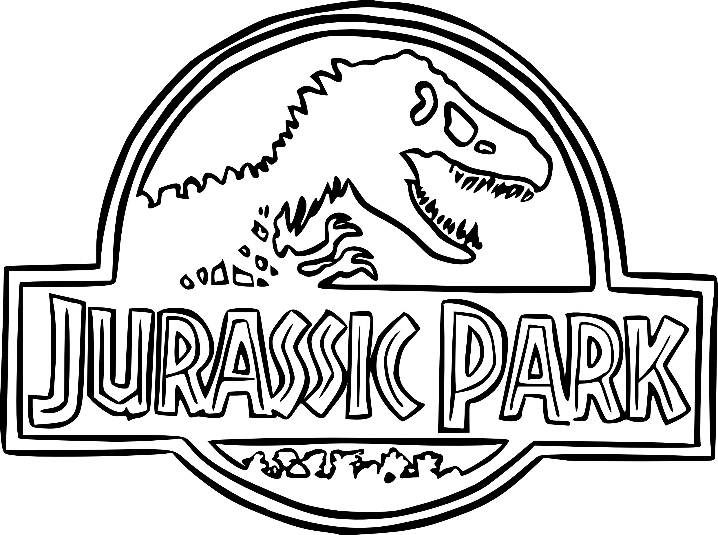 jurassic world drawing  free download on clipartmag