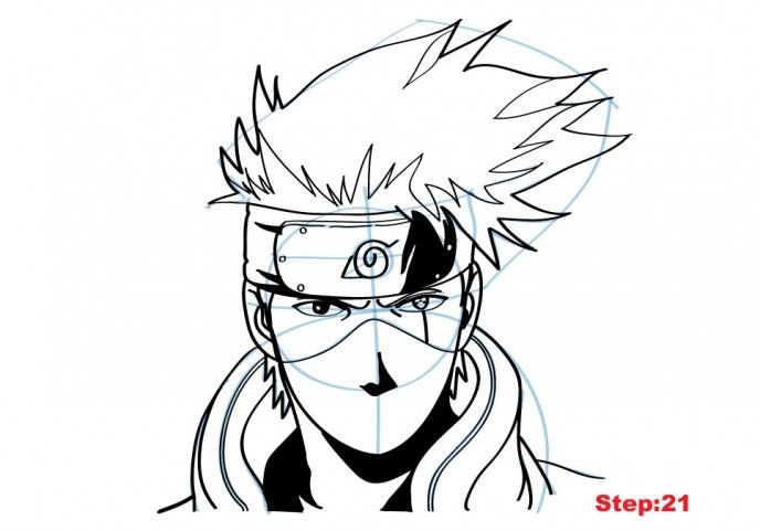 Kakashi Drawing Easy | Free download on ClipArtMag