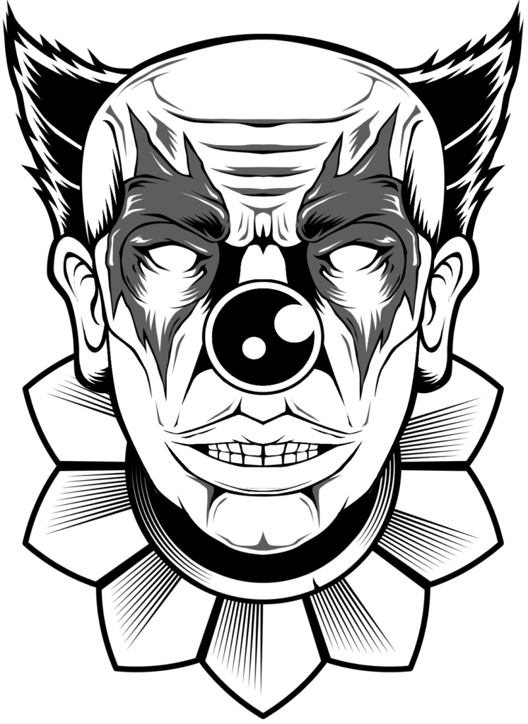 Featured image of post Clown Coloring Pages Scary And you can freely use images for your personal blog