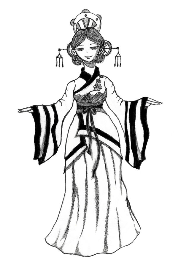 Kimono Drawing | Free download on ClipArtMag