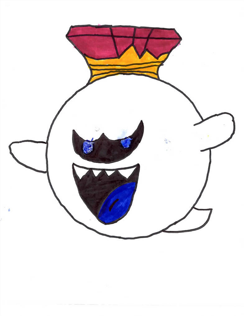 King Boo Drawing Free download on ClipArtMag