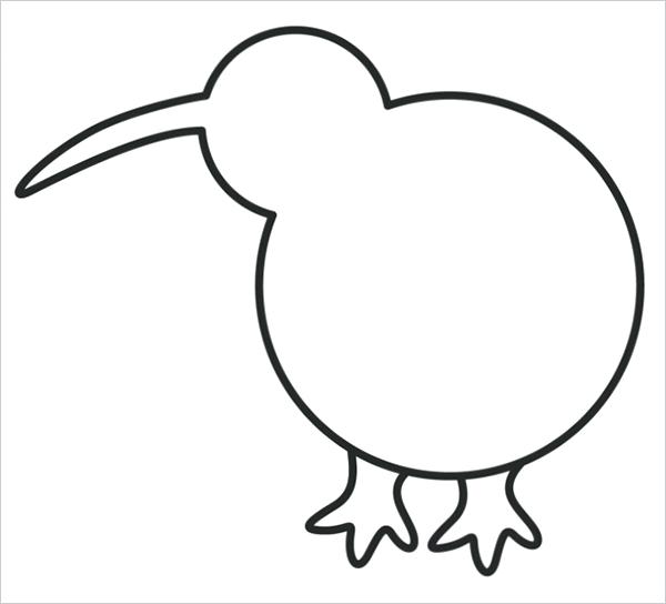 Kiwi Drawing | Free download on ClipArtMag