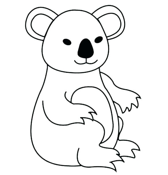 Koala Line Drawing 