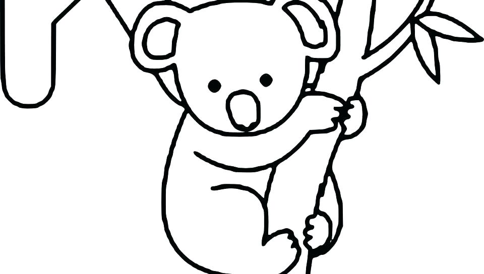 Koala Outline Drawing Free Download On ClipArtMag