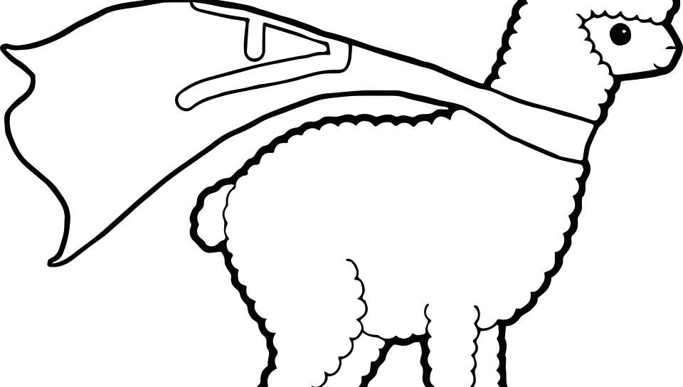 Lama Drawing | Free download on ClipArtMag