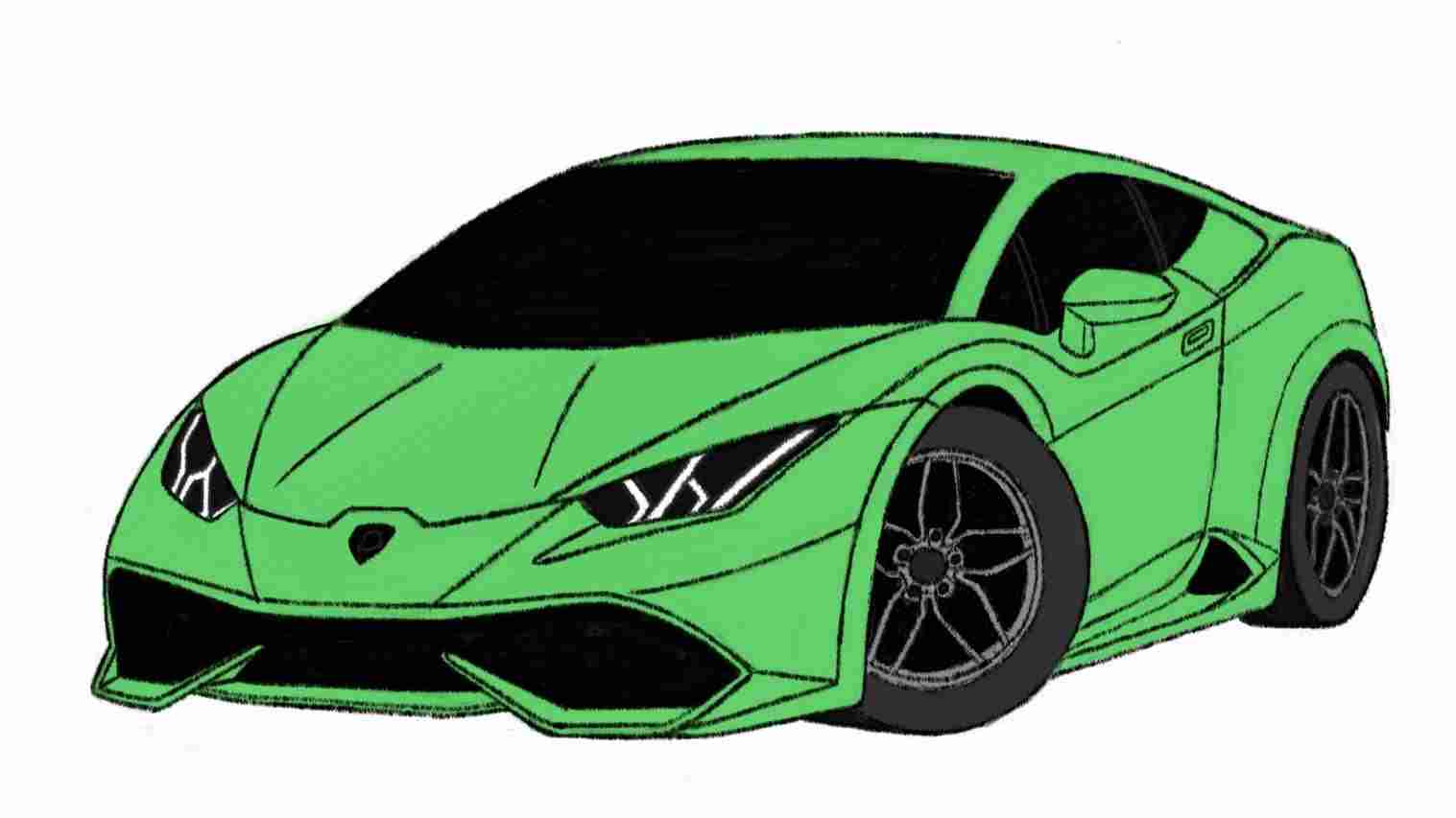 Lamborghini Veneno Drawing | Free download on ClipArtMag