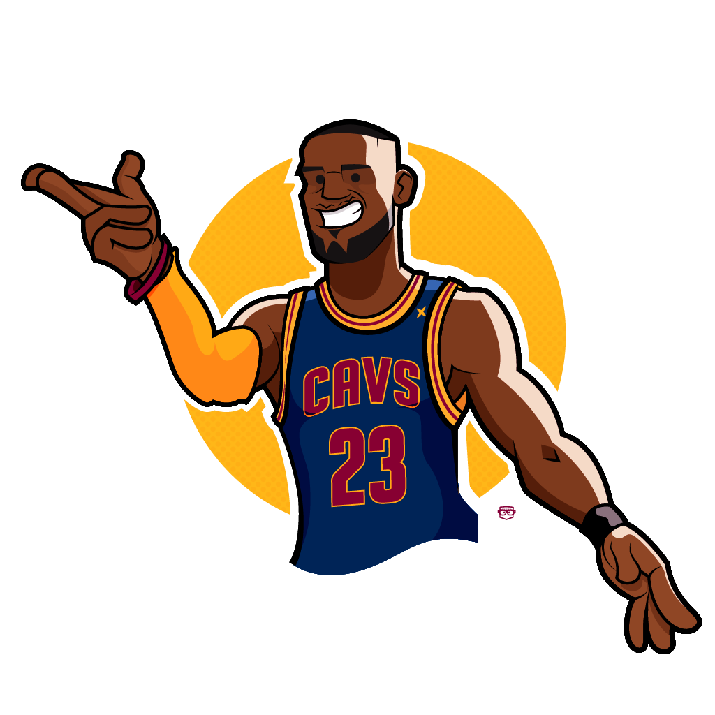 Lebron James Cartoon Drawing Free download on ClipArtMag