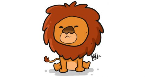 Lion Cub Drawing Easy | Free download on ClipArtMag