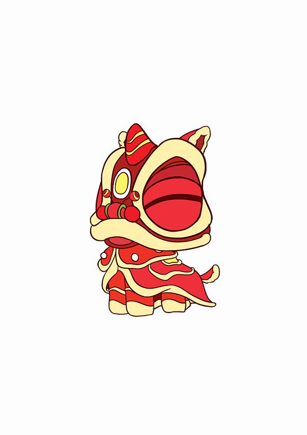 Lion Dance Drawing | Free download on ClipArtMag