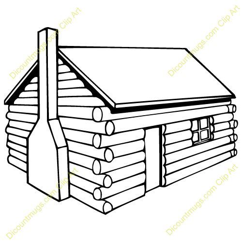 Log Cabin Drawing 