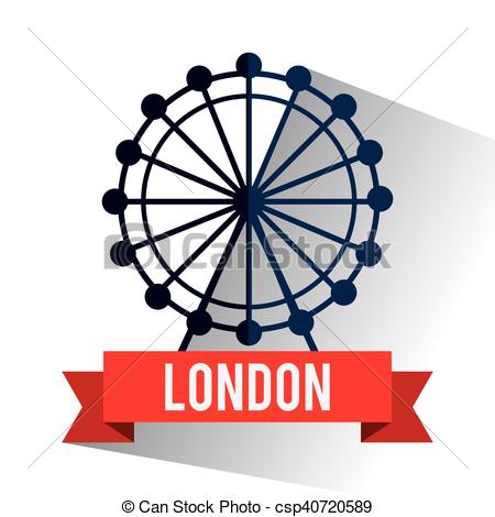 London Eye Drawing | Free download on ClipArtMag