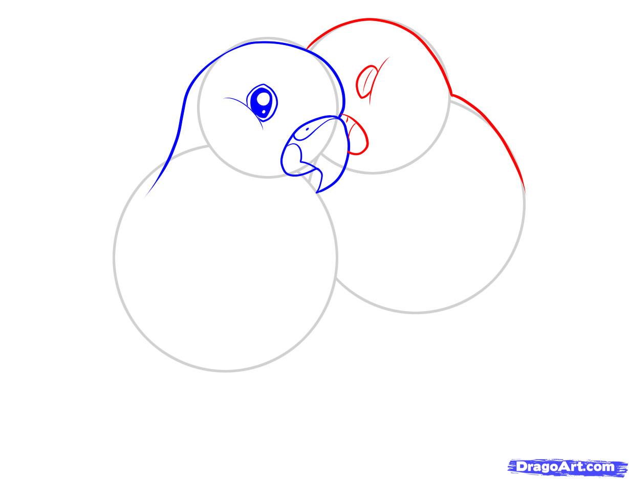 Love Birds Drawing | Free download on ClipArtMag