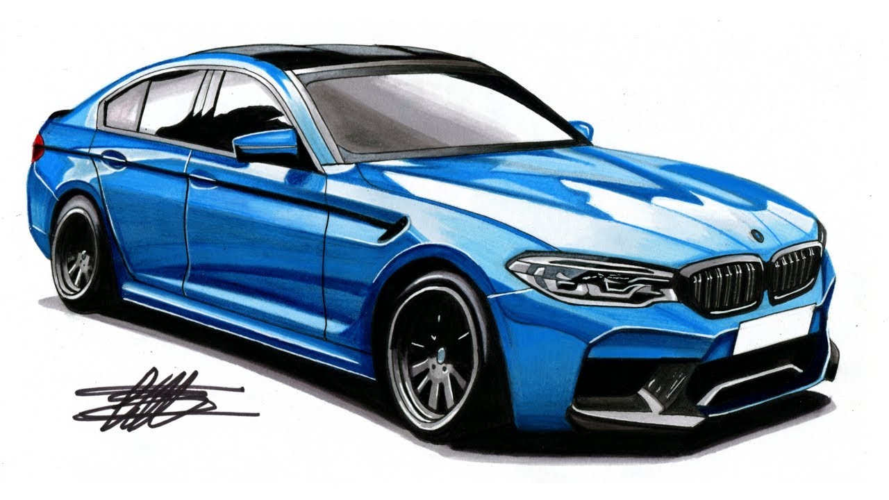 Luxury Car Drawing | Free download on ClipArtMag