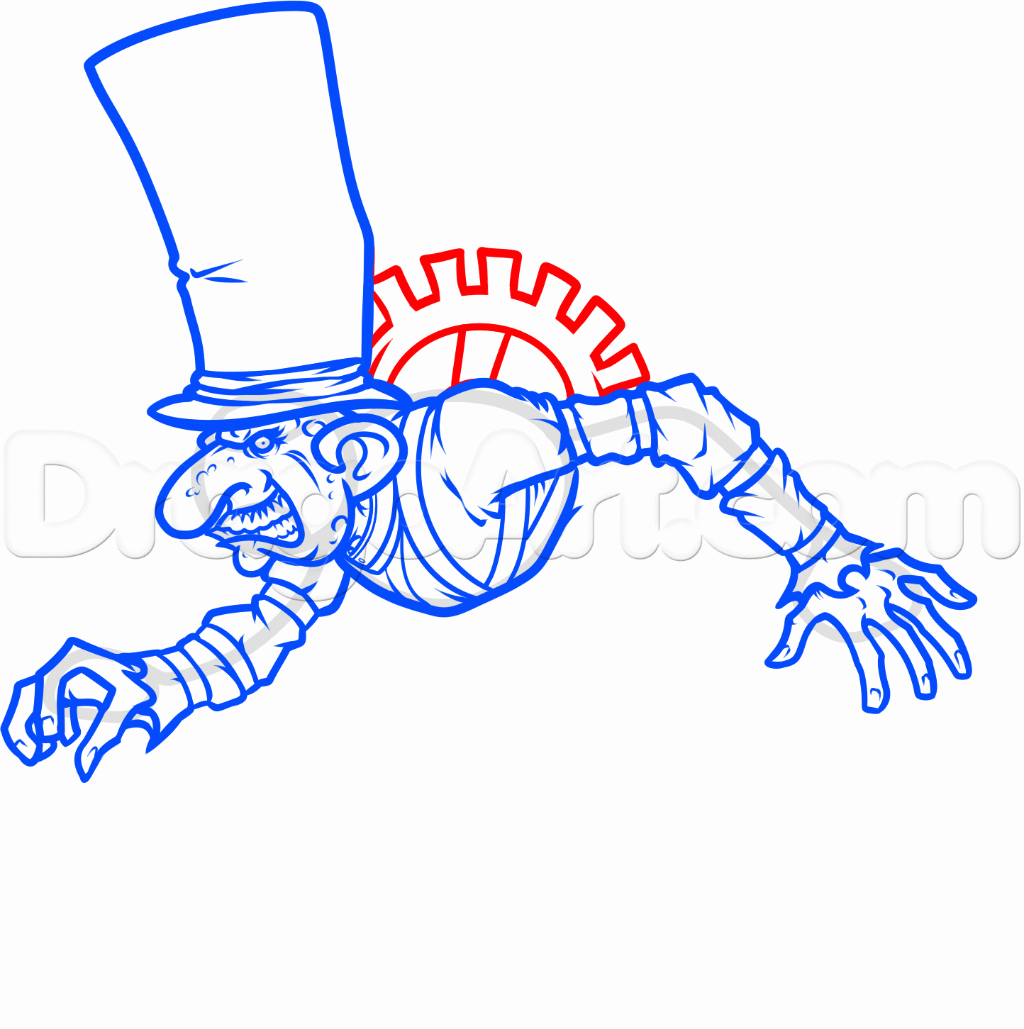 Mad Hatter Hat Drawing | Free download on ClipArtMag