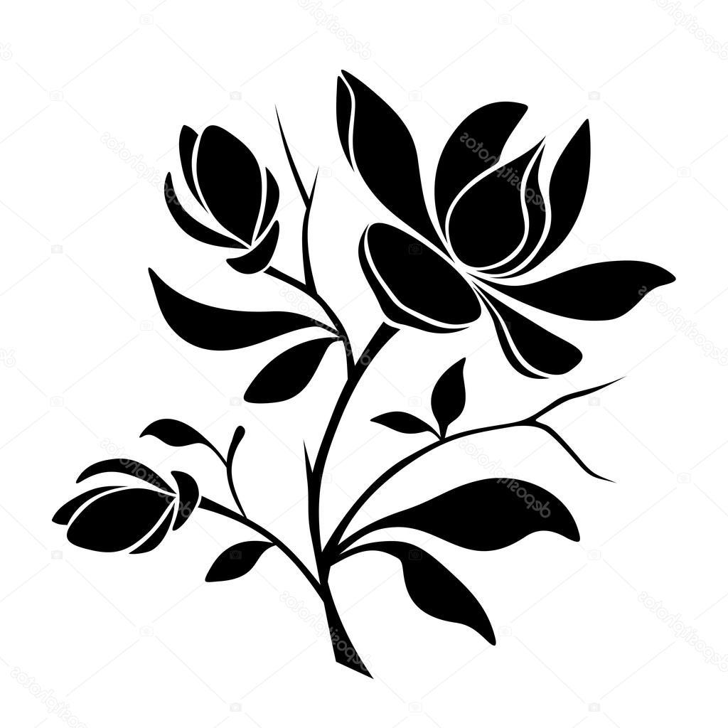 Magnolia Leaf Drawing | Free download on ClipArtMag
