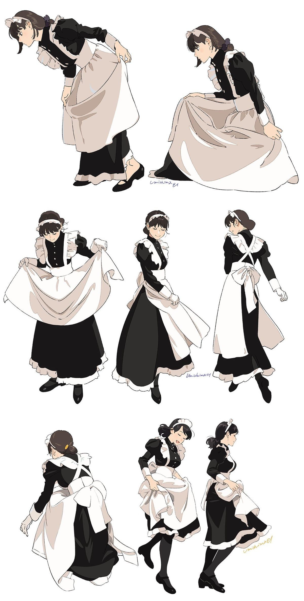 Anime Maid Outfits Drawing Pin By Sora Rui On Chibi Anime Dress Anime Outfits Art Clothes 