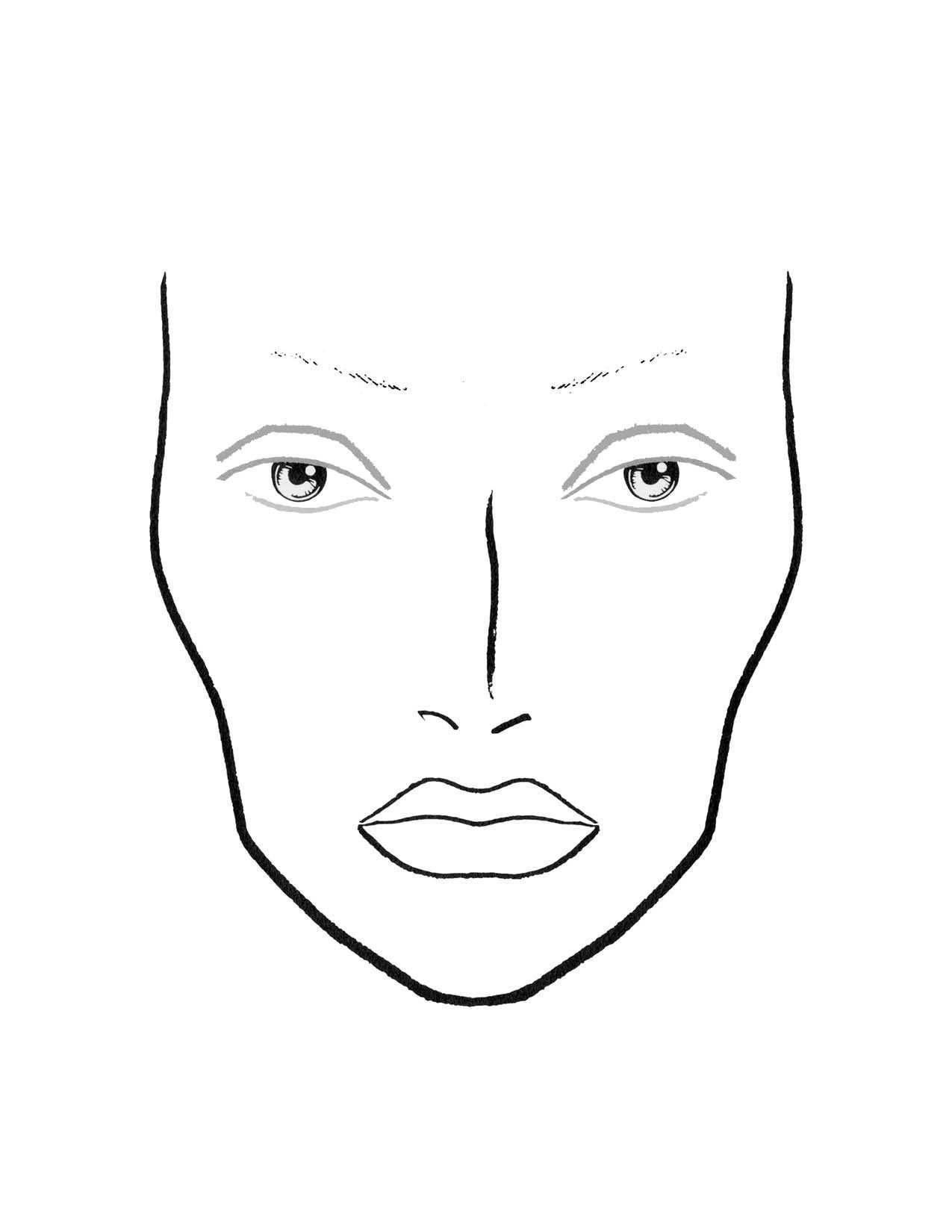 female-face-template-google-search-makeup-face-charts-face-chart-face-template