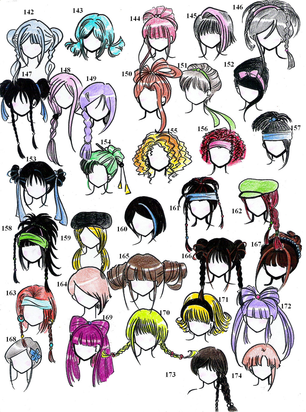 Anime Girl Hairstyles Name