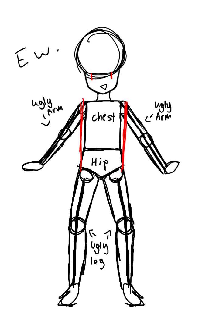 Male Upper Body Drawing | Free download on ClipArtMag
