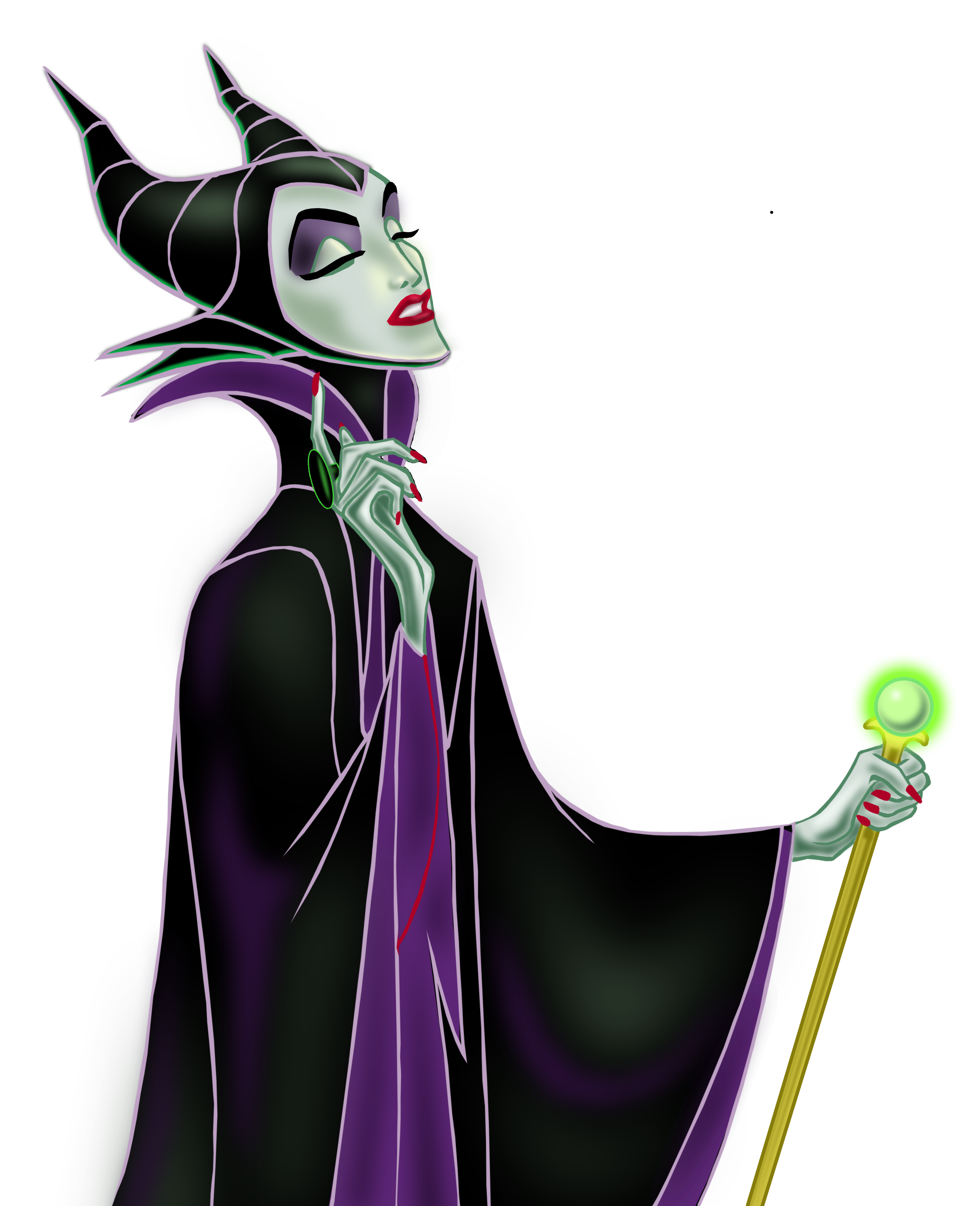 Maleficent Drawing Free download on ClipArtMag