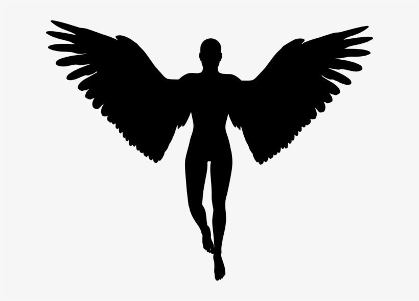 Man With Wings Drawing Free download on ClipArtMag
