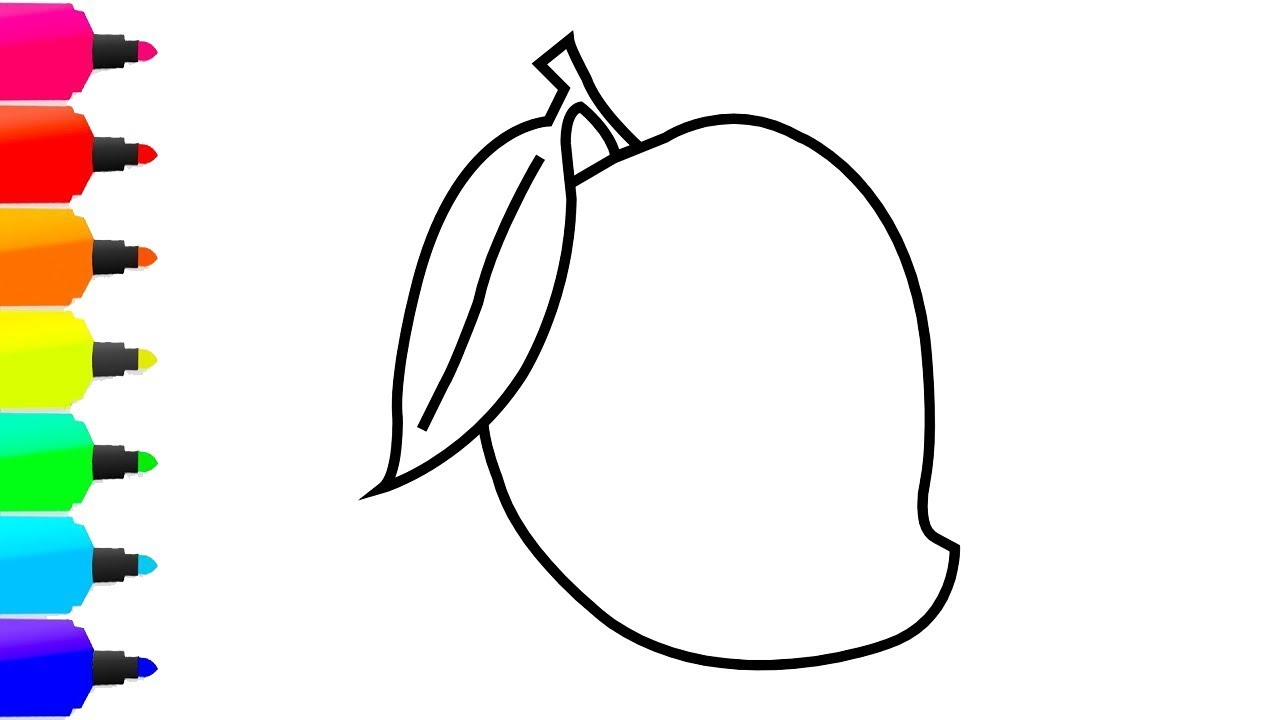 How To Draw A Mango  The ultimate guide 