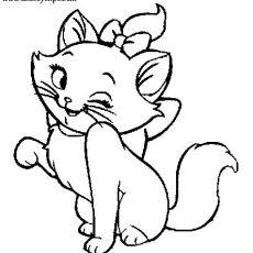 Free Svg Disney Aristocat Marie Coloring Pages - coloring pages