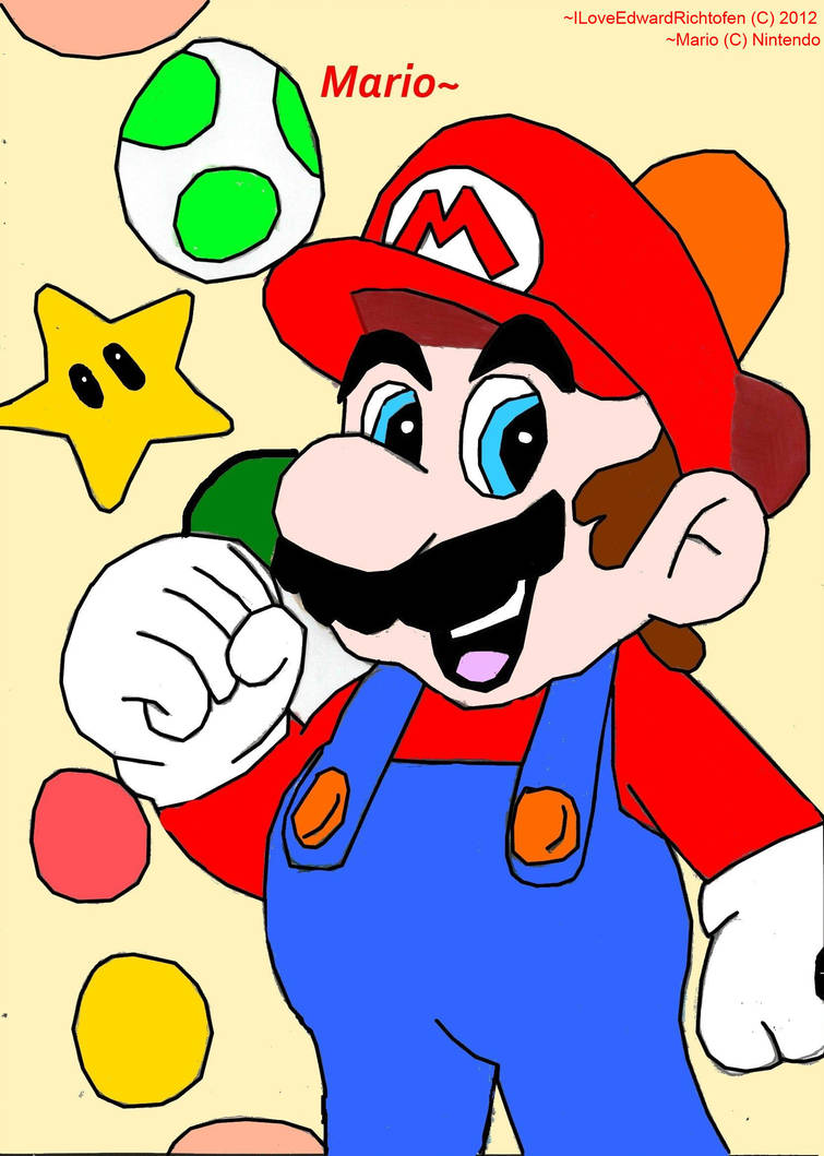 Mario Drawing | Free download on ClipArtMag