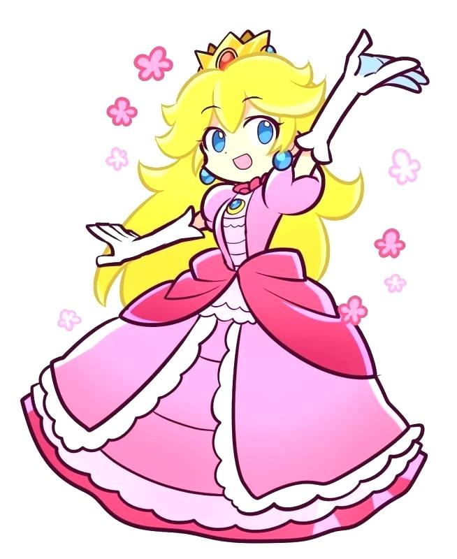How To Draw Princess Peach Princess Drawings Drawings Easy Drawings Images
