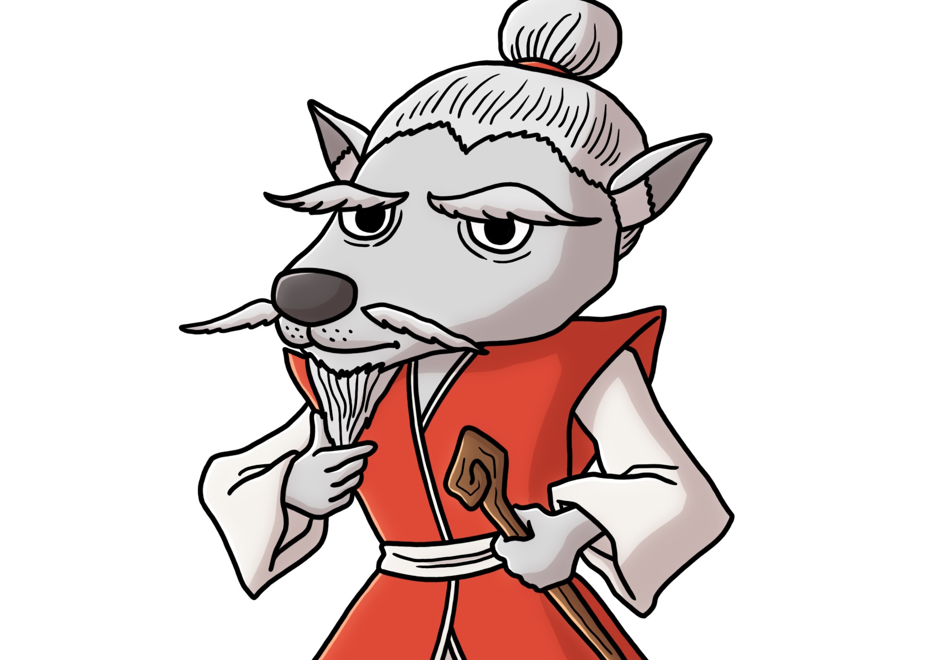 Master Splinter Drawing Free download on ClipArtMag