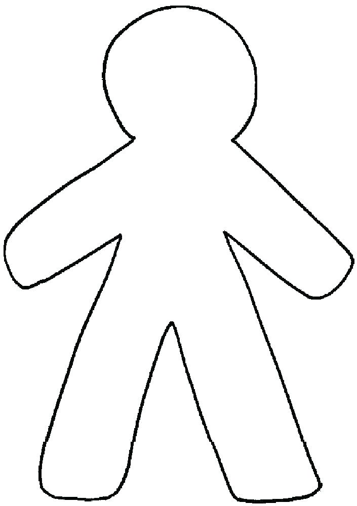 Medical Human Body Outline Drawing Free download on ClipArtMag