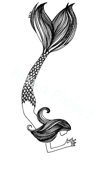 Mermaid Drawing Easy | Free download on ClipArtMag