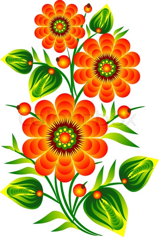 Mexican Flowers Drawing  Free download on ClipArtMag