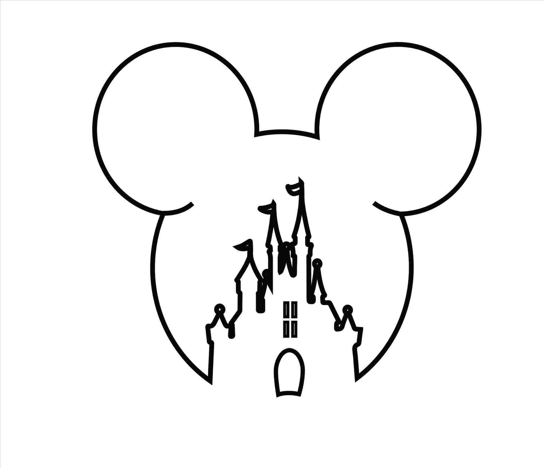 Mickey Mouse Ears Drawing | Free download on ClipArtMag