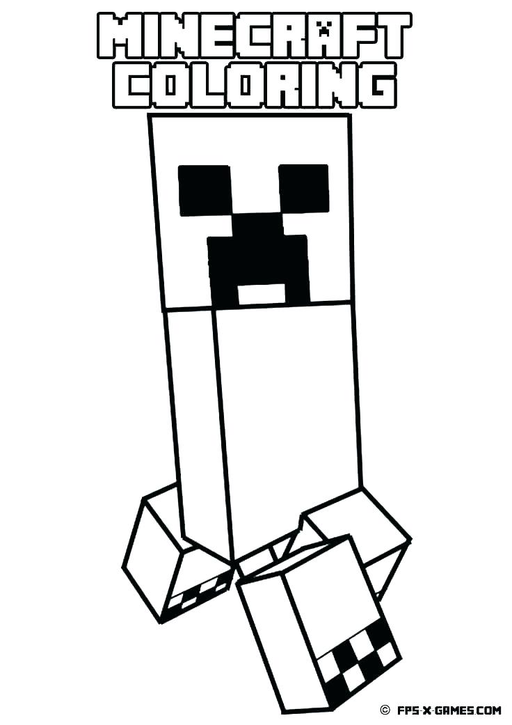 Minecraft Herobrine Drawing | Free download on ClipArtMag