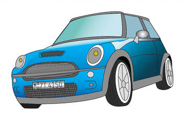 Mini Cooper Drawing | Free download on ClipArtMag