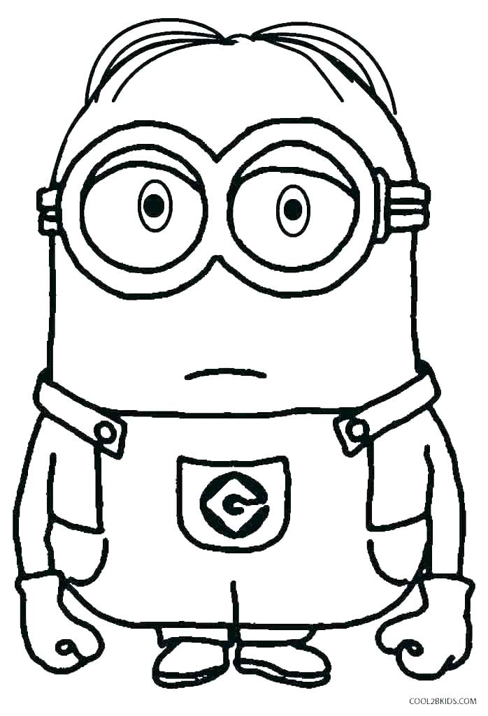 Minion Outline Drawing | Free download on ClipArtMag