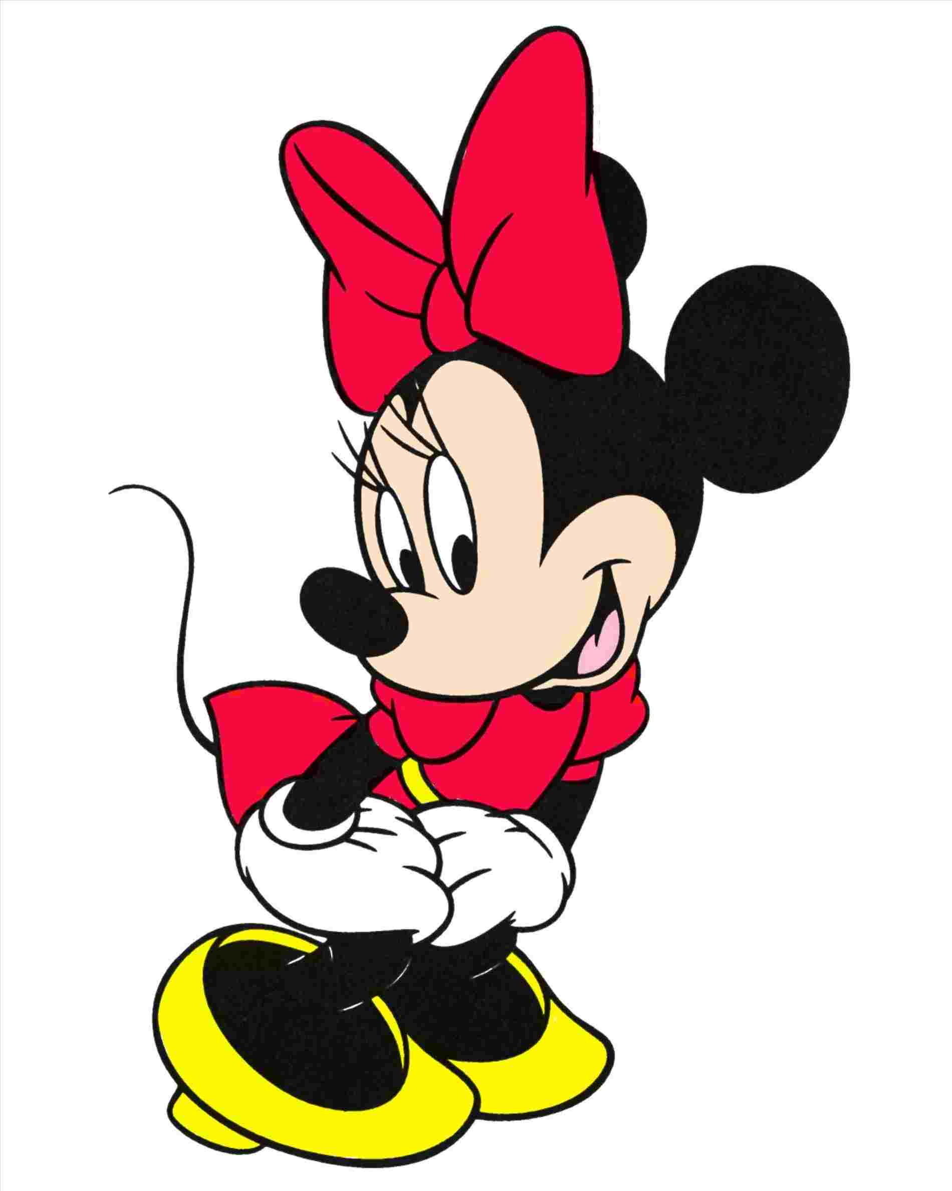 Minnie Mouse Face Drawing Free download on ClipArtMag