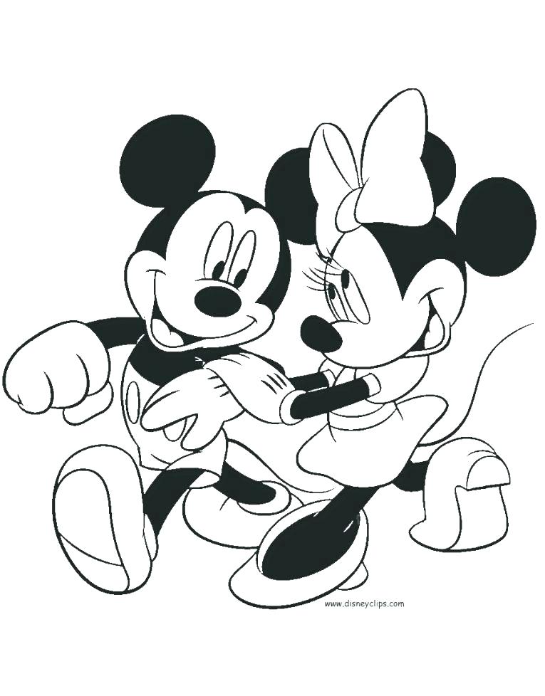 Minnie Mouse Line Drawing | Free download on ClipArtMag