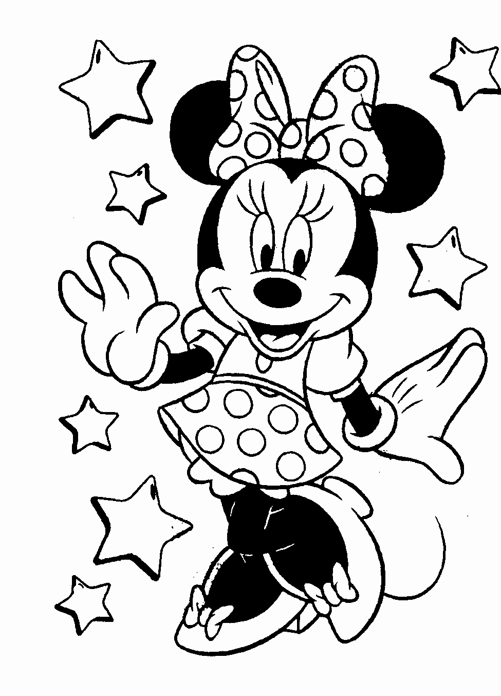 Minnie Mouse Pencil Drawing | Free download on ClipArtMag