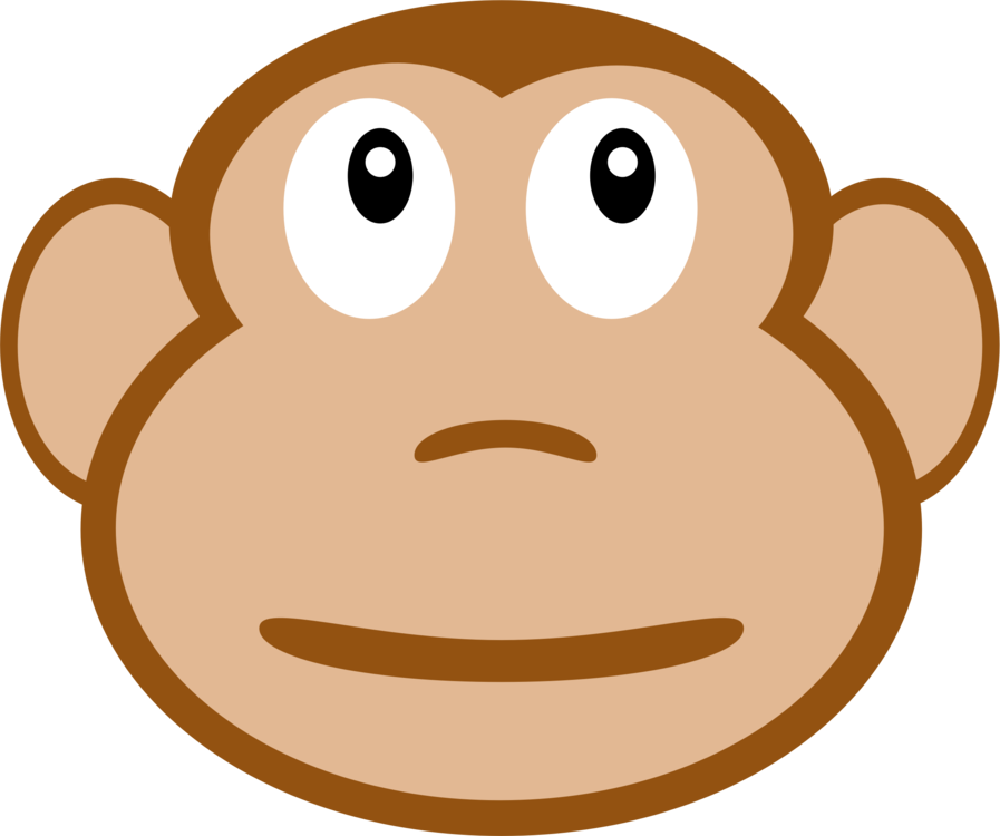 Monkey Face Drawing | Free download on ClipArtMag