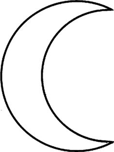 Moon Line Drawing | Free download on ClipArtMag