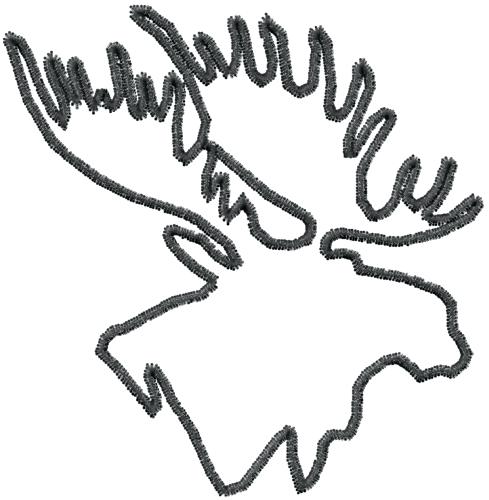 Moose Head Drawing | Free download on ClipArtMag