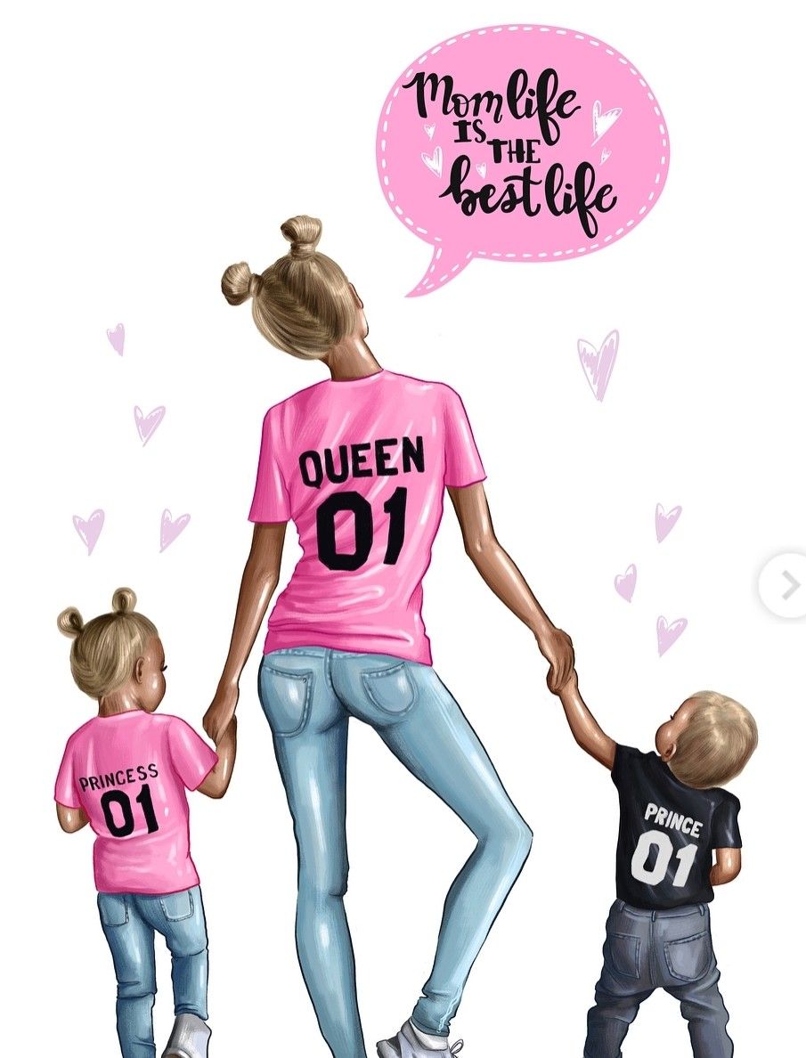 Mother Daughter Drawings | Free download on ClipArtMag