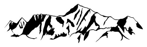 Collection of Mountain range clipart | Free download best Mountain