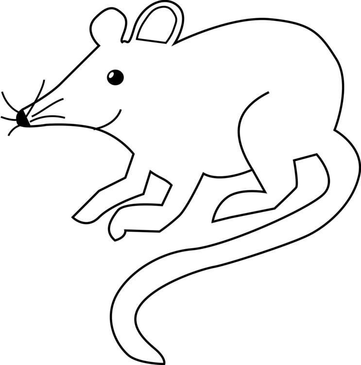 Mouse Line Drawing | Free download on ClipArtMag