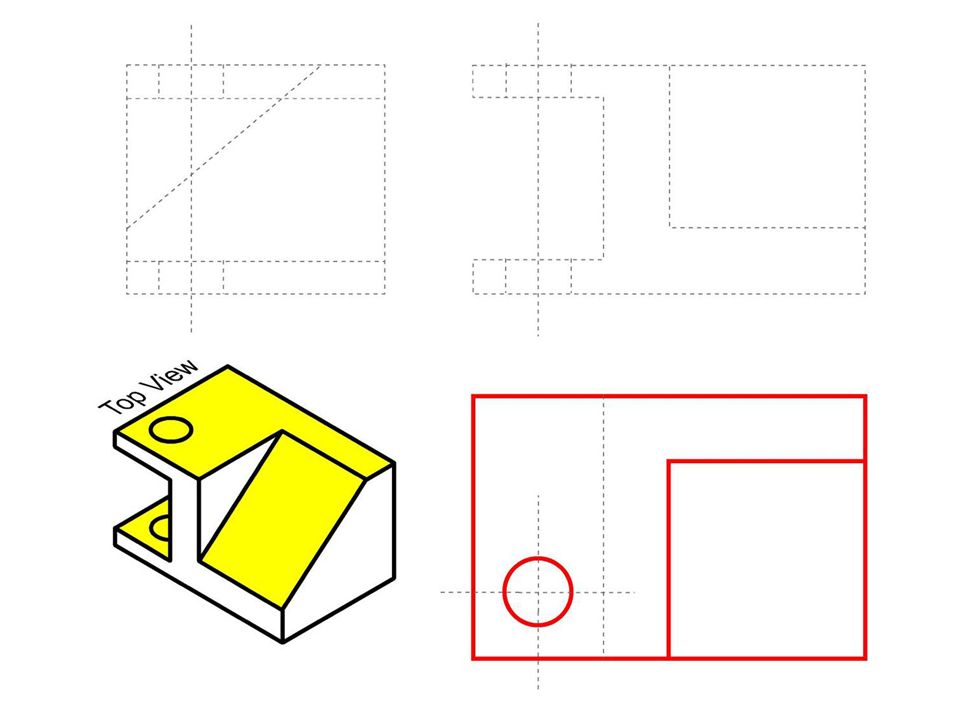 Easy How To Draw Multiview Sketches for Beginner