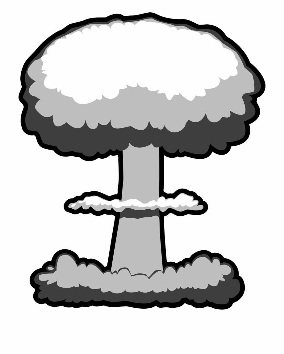 Mushroom Cloud Drawing Free download on ClipArtMag