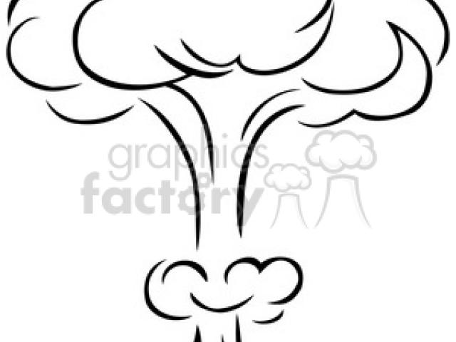 Mushroom Cloud Drawing | Free download on ClipArtMag